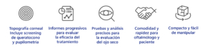 os1000 topógrafo corneal con módulo de ojo seco